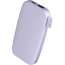 SANAG Powerbank 6000 Mah - Usb-C In & Out - Batterie Externe - Chargement Rapide - 6 Fonctions De Sécurité - Design Compact (Dreamy Lilac)