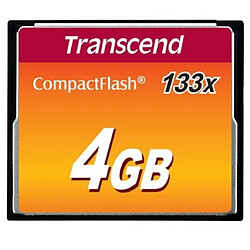 Transcend TS4GCF133 mémoire flash 4 Go CompactFlash MLC