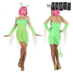 Totalcadeau Déguisement pour femme Alien Vert (4 Pcs) - Un costume Taille - M/L pas cher