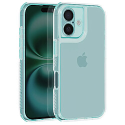 Avizar Coque pour iPhone 16 Coins Antichoc Bumper Vert Pâle