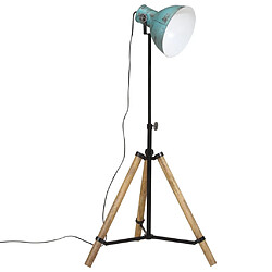 vidaXL Lampadaire 25 W bleu délavé 75x75x90-150 cm E27