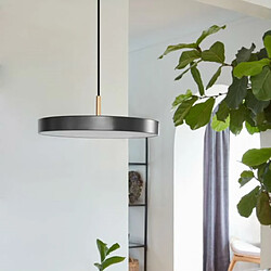 ASTERIA MINI-Suspension LED Acier/PMMA Ø31cm gris anthracite Umage (Vita Copenhagen) - designé par Soren Ravn Christensen