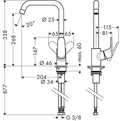 Robinet d'évier