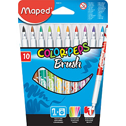 Maped Feutre COLOR'PEPS Brush, étui en carton de 10 ()