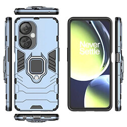 Htdmobiles Coque pour OnePlus Nord CE 3 5G / CE 3 Lite 5G - housse etui rigide anti choc + film ecran - BLEU FONCE