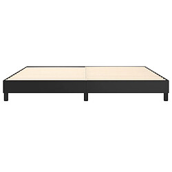 Acheter vidaXL Cadre de lit sans matelas noir 200x200 cm similicuir