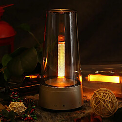 Universal En haut-parleur Yyh-Bluetooth LED Flame Cougie Lumière Night Lampe Portable Portable