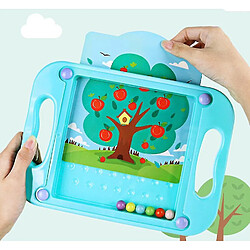 Universal Jouet éducatif 3D pour enfants Puzzle bébé Montessori Labyrinthe Balance Game Jouet (bleu)