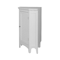 Versanora Meuble d'angle sur pieds blanc salle de bain Ethan Teamson Home ELG-586 pas cher