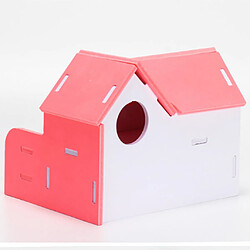 Acheter Hamster Maison Petit Animal Domestique Conseil écologique Hamster Jouet Fournitures Rose