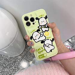 GUPBOO Étui pour iPhone11 Style coréen Pacha chien dessin animé étui pour téléphone portable silicone femme