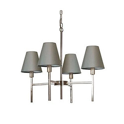 Elstead Lighting Chandelier Lucerne Nickel 4x25W E14