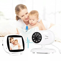 Babyphone Camera 3.5 Pouces Vision Nocturne Moniteur Température Sans Fil EU Plug YONIS pas cher