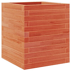 vidaXL Jardinière cire marron 40x40x46 cm bois de pin massif