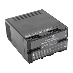 vhbw Li-Ion batterie 4400mAh (14.8V) pour appareil numérique camescope Sony PXW-FS5, PXW-FS5K remplace BP-U60, BP-U30, BP-U90, BP-U95.