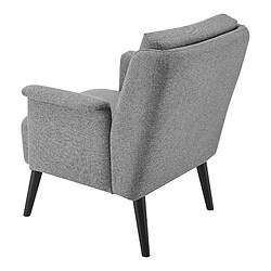 Helloshop26 Fauteuil de salon 83 x 73 x 75 cm gris noir 03_0007123 pas cher