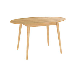 Rendez Vous Deco Table ovale Eddy en bois clair 130 cm