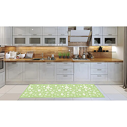 Alter Chemin de cuisine, 100% Made in Italy, Tapis antitache avec impression numérique, Tapis antidérapant et lavable, Modèle Blondie, cm 180x52