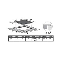 Avis Table de cuisson à induction 60cm 3 feux 7200w noir - nz63r3727bk - SAMSUNG