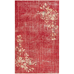 Vidal Tapis de laine 274x165 rouge Ultra Vintage