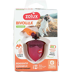 ZOLUX Flasher lumineux noisette USB Bivouak rouge.