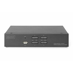 Acheter Digitus DS-12880 4+1 ports Commutateur KVM HDMI télécommande, clavier 3840 x 2160 pixels