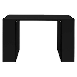 Table basse 65x65x40 cm noir ML-Design