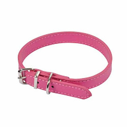 Paris Prix Collier pour Chien Design Uni 30cm Fuchsia