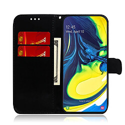 Acheter Wewoo Housse Coque Pour Galaxy A80 / A90 Couleur Pure Coloré Boucle magnétique Horizontal Flip en cuir avec support et emplacements cartes et portefeuille et lanière Argent