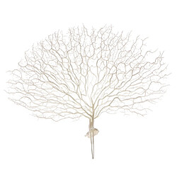 Branche de corail en plastique artificielle petit brindille branche Floral Decor blanc