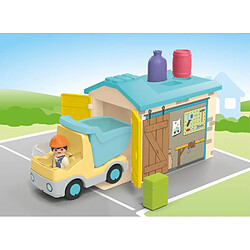 Playmobil® Playmobil 1.2.3 70184 Ouvrier avec camion et garage pas cher