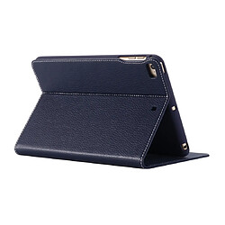 Wewoo Housse Étui Coque Pour iPad Mini 2019 & 4 & 3 & 2 & 1 & 1 Etui de protection rabattable horizontal GEBEI PU + TPU avec support et fentes cartes Bleu pas cher