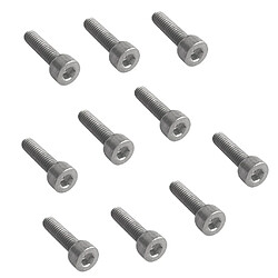 Avis 10pcs M6 * Tête Conique Boulons à Douille 40 Titane Cap GR1 Ta1 Hexagonale Vis