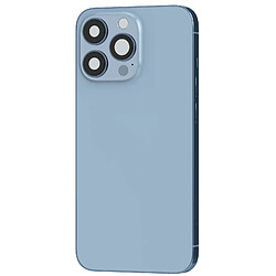 Avizar Clappio Châssis iPhone 13 Pro Max avec Vitre arrière de remplacement Bleu Clair