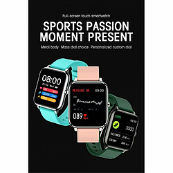 Avis P22 Multi Fonction Montre Intelligente Ip67 Étanche Sports Fitness Surveillance De La Pression Artérielle Bracelet Bleu Clair