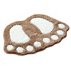 Universal 40 * 60cm vente chaude tapis empreinte tapis salle de bains, tapis antidérapant tapis salle de bains tapis (kaki)