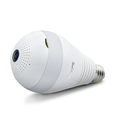 Wewoo Caméra IP WiFi YK0069 E27 3 W 1080 P LED Ampoule Forme Wi-Fi IP Sans Fil HD Sécurité À La Maison Panoramique 360 Degrés Lumière Détecteur