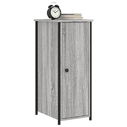 Avis Maison Chic Table de chevet, Table de Nuit pour chambre salon sonoma gris 32x42x80 cm bois d'ingénierie