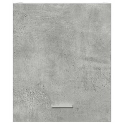 Avis vidaXL Armoires suspendues 2 pcs Gris béton 50x31x60 cm Aggloméré