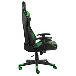 Avis Maison Chic Chaise de jeu, Chaise gaming pivotante, Fauteuil gamer d'ordinateur,Chaise de Bureau Vert PVC -GKD15299