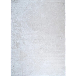 Thedecofactory TENDREMENT - Tapis extra doux en polyester blanc 160x220 