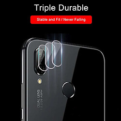 Wewoo 0.2mm 9H 2.5D Q en forme de trou arrière caméra objectif verre trempé Film pour iPhone X et XS