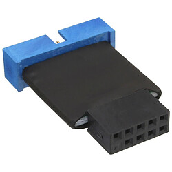 Adaptateur InLine® USB 2.0 à 3.0 Carte mère interne USB 2.0 vers embase à broches USB 3.0