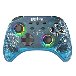 Acheter Freaks And Geeks Casque SWITCH PRO-H3 BLEU BLANC + Manette SWITCH SANS FIL RGB Bluetooth Translucide Patronus Nintendo SWITCH HARRY POTTER