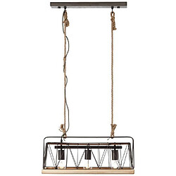 Brilliant (Lighting) Suspensions NARCY 3x40W E27 acier-Bois