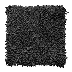 Thedecofactory SHAGGY DISCO - Coussin en coton seventies noir 40x40