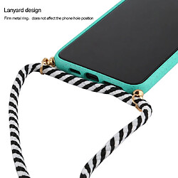 Avis Wewoo Coque Pour iPhone 11 TPU Anti-Fall Mobile Phone Case With Lanyard Blue