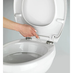 Acheter WENKO Abattant WC Easy-Close - Abaissement automatique - Duroplast - Blanc