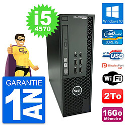 PC Dell T1700 SFF Intel Core i5-4570 RAM 16Go Disque Dur 2To Windows 10 Wifi - Occasion