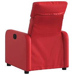 Avis Maison Chic Fauteuil Relax pour salon, Fauteuil inclinable Rouge Similicuir -GKD40485